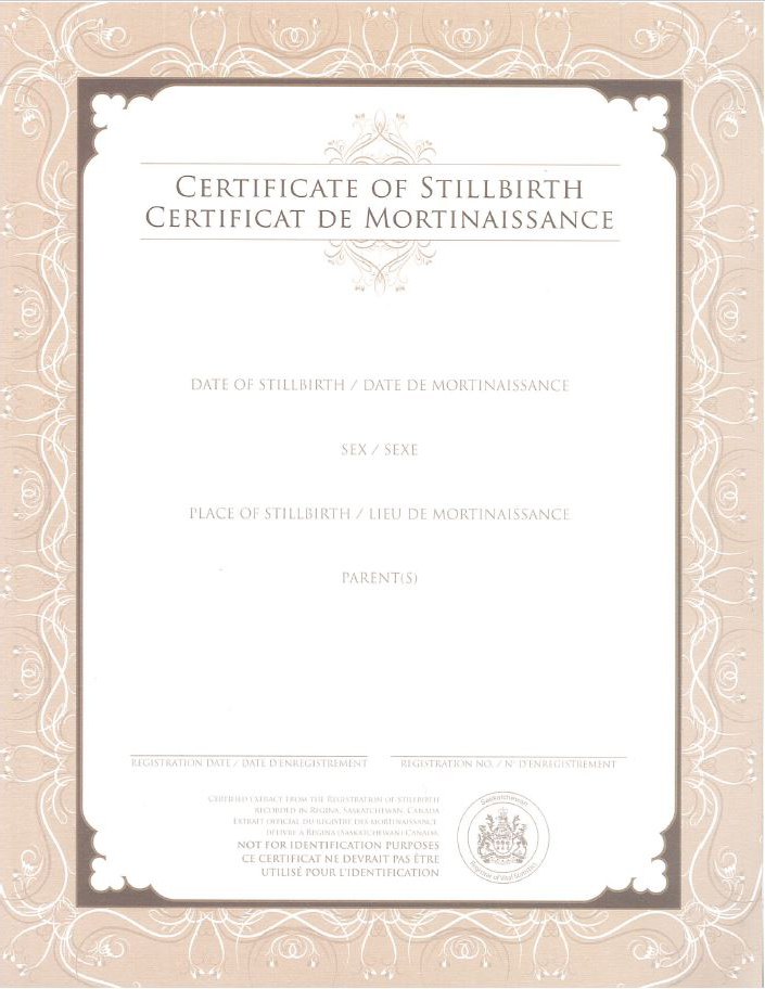Birth Certificates Order a Commemorative Stillbirth Certificate
